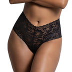 Tress Loom Second Skin High-Waist Lace Thong – Effortless Comfort, Irresistible Elegance