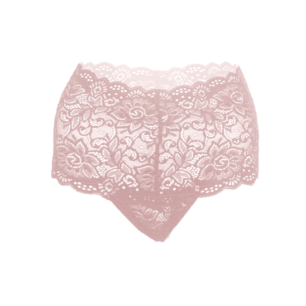 Tress Loom Second Skin High-Waist Lace Thong – Effortless Comfort, Irresistible Elegance