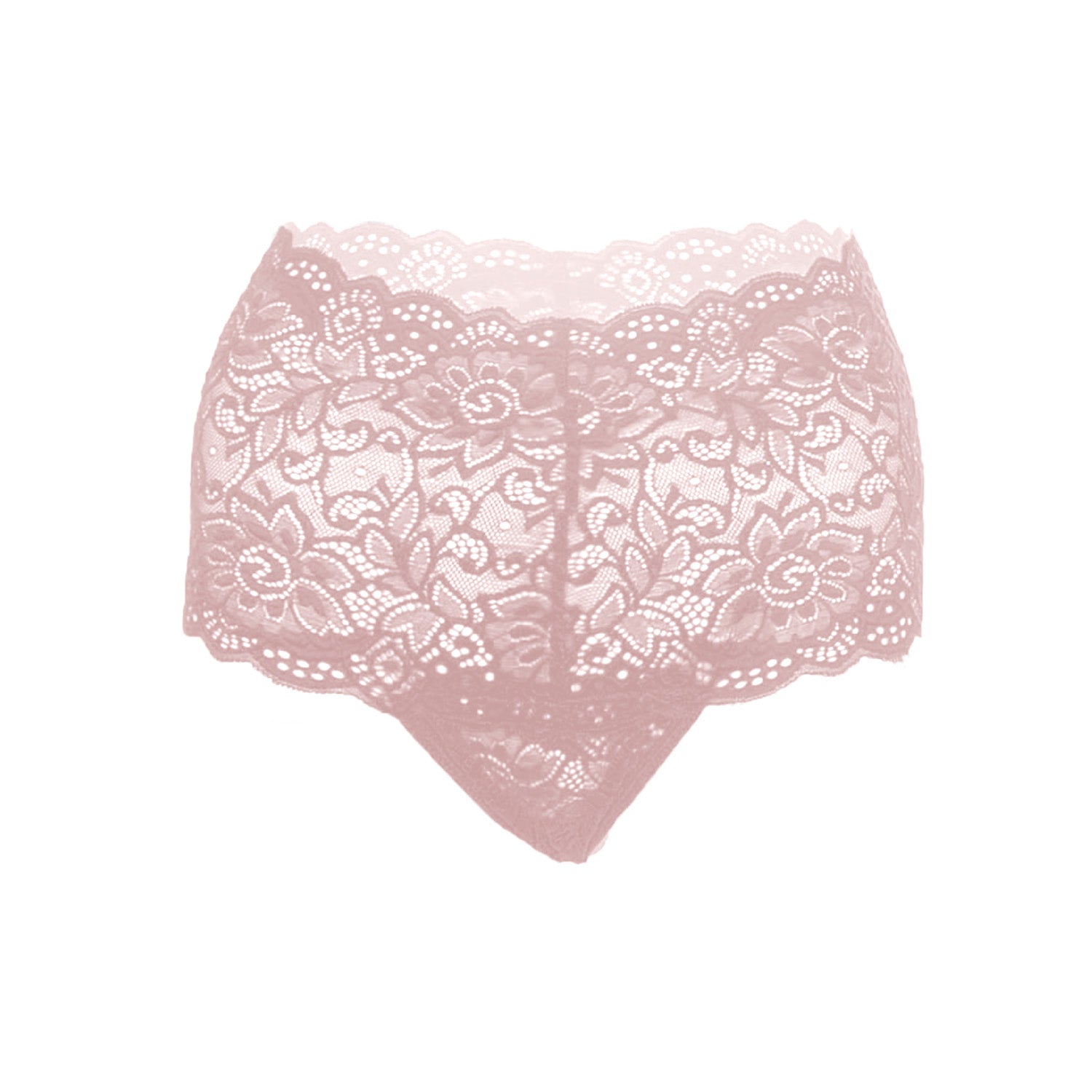 Tress Loom Second Skin High-Waist Lace Thong – Effortless Comfort, Irresistible Elegance