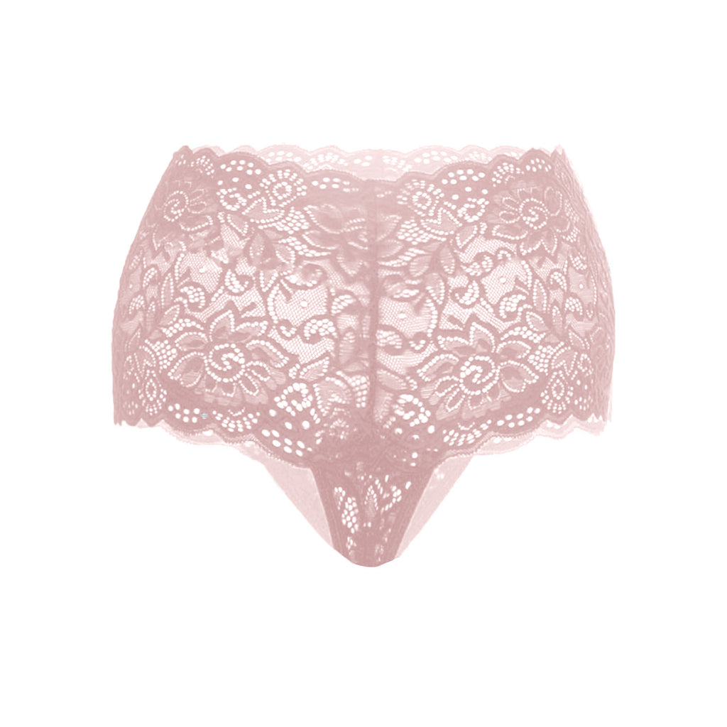 Tress Loom Second Skin High-Waist Lace Thong – Effortless Comfort, Irresistible Elegance