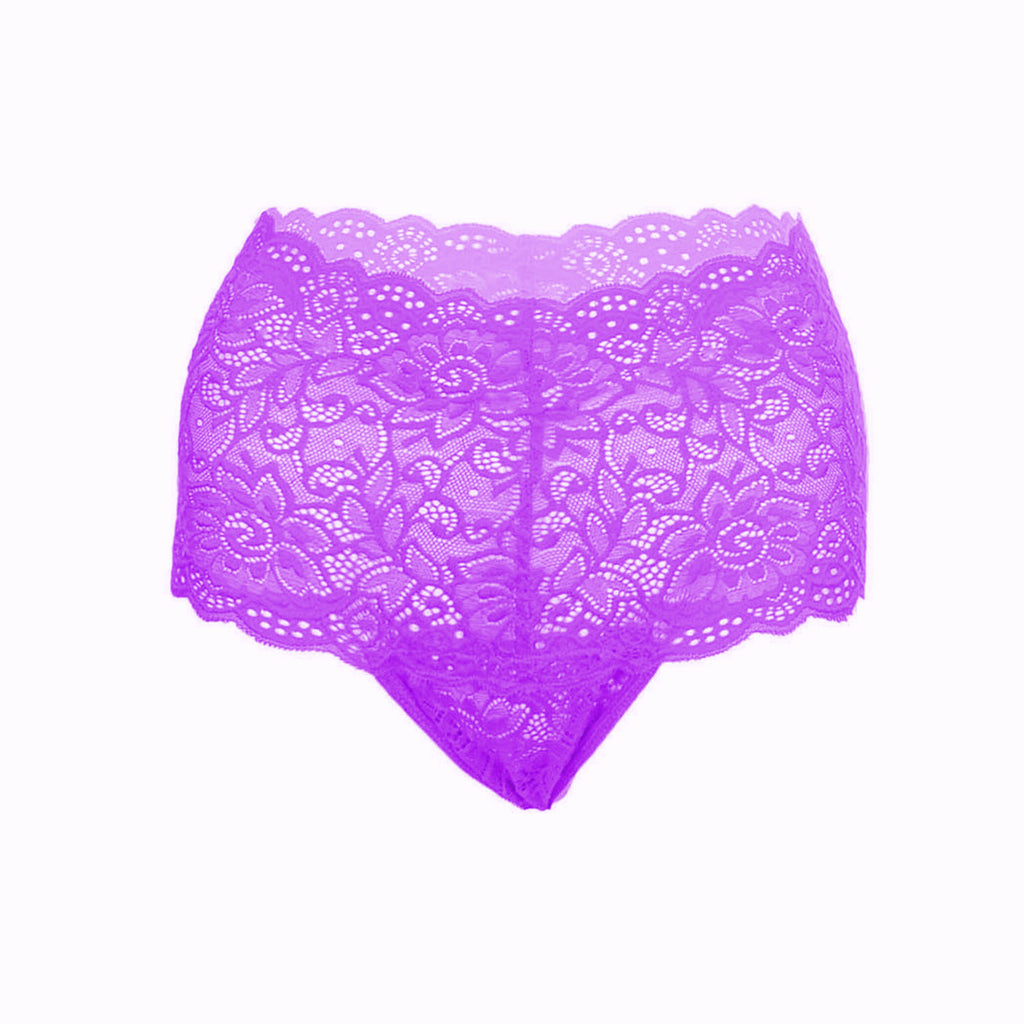 Tress Loom Second Skin High-Waist Lace Thong – Effortless Comfort, Irresistible Elegance