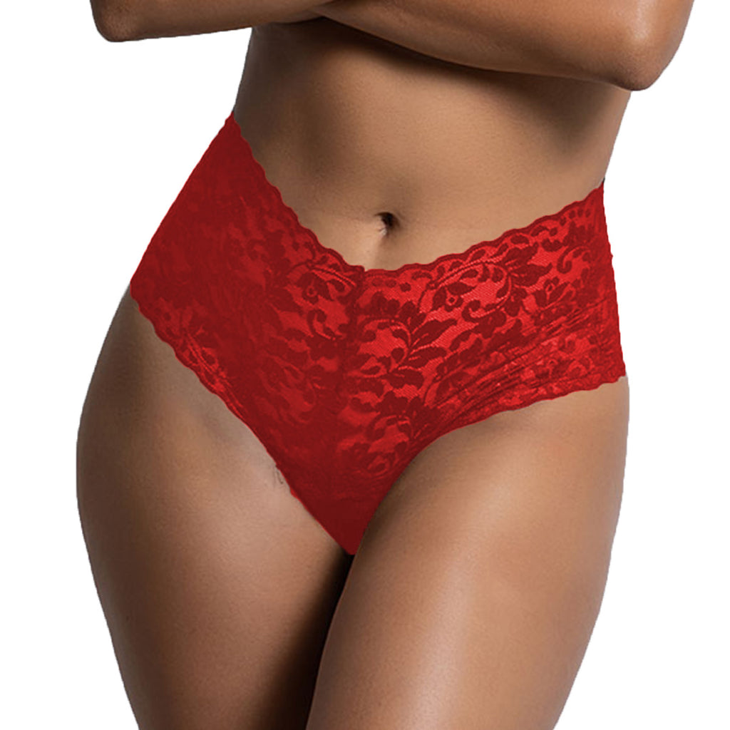Tress Loom Second Skin High-Waist Lace Thong – Effortless Comfort, Irresistible Elegance