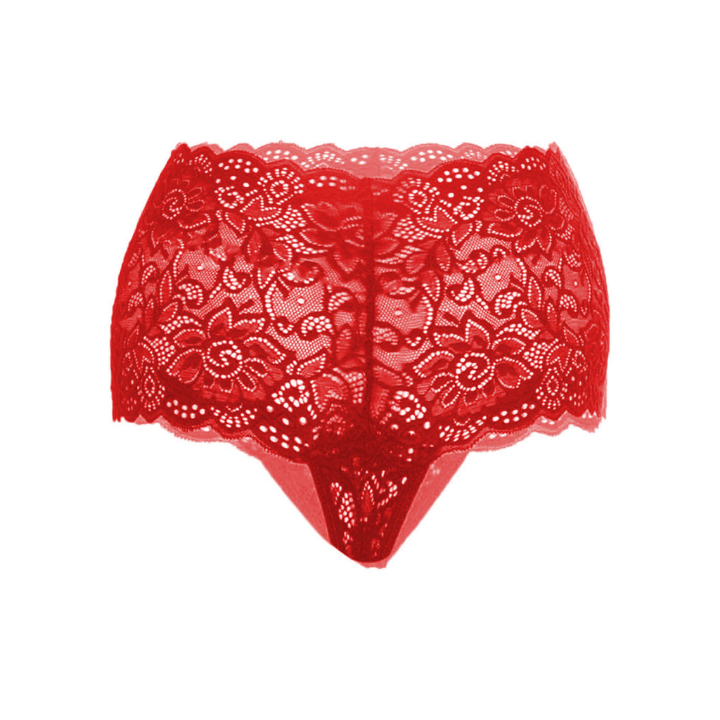 Tress Loom Second Skin High-Waist Lace Thong – Effortless Comfort, Irresistible Elegance