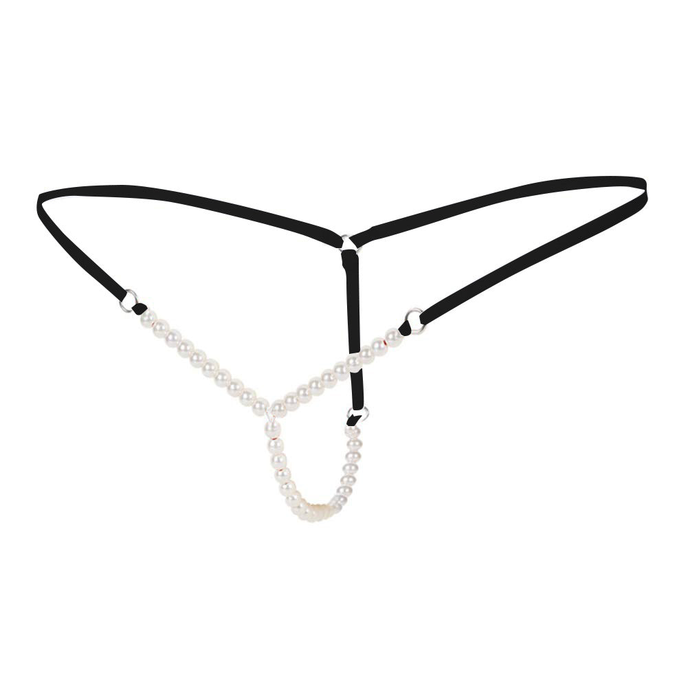 Tress Loom Women’s Pearl Panty – Sexy Low Waist Lingerie