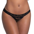 Tress Loom Women’s Lace Bikini Panty – Mid-Waist, Soft Stretch Nylon & Spandex Lingerie