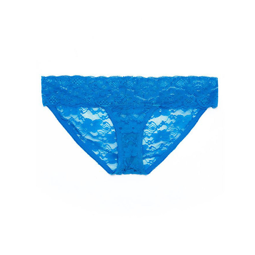 Tress Loom Women’s Lace Bikini Panty – Mid-Waist, Soft Stretch Nylon & Spandex Lingerie