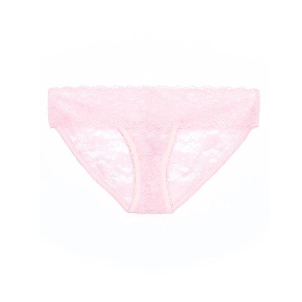 Tress Loom Women’s Lace Bikini Panty – Mid-Waist, Soft Stretch Nylon & Spandex Lingerie