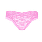 Tress Loom Women’s Lace Bikini Panty – Mid-Waist, Soft Stretch Nylon & Spandex Lingerie