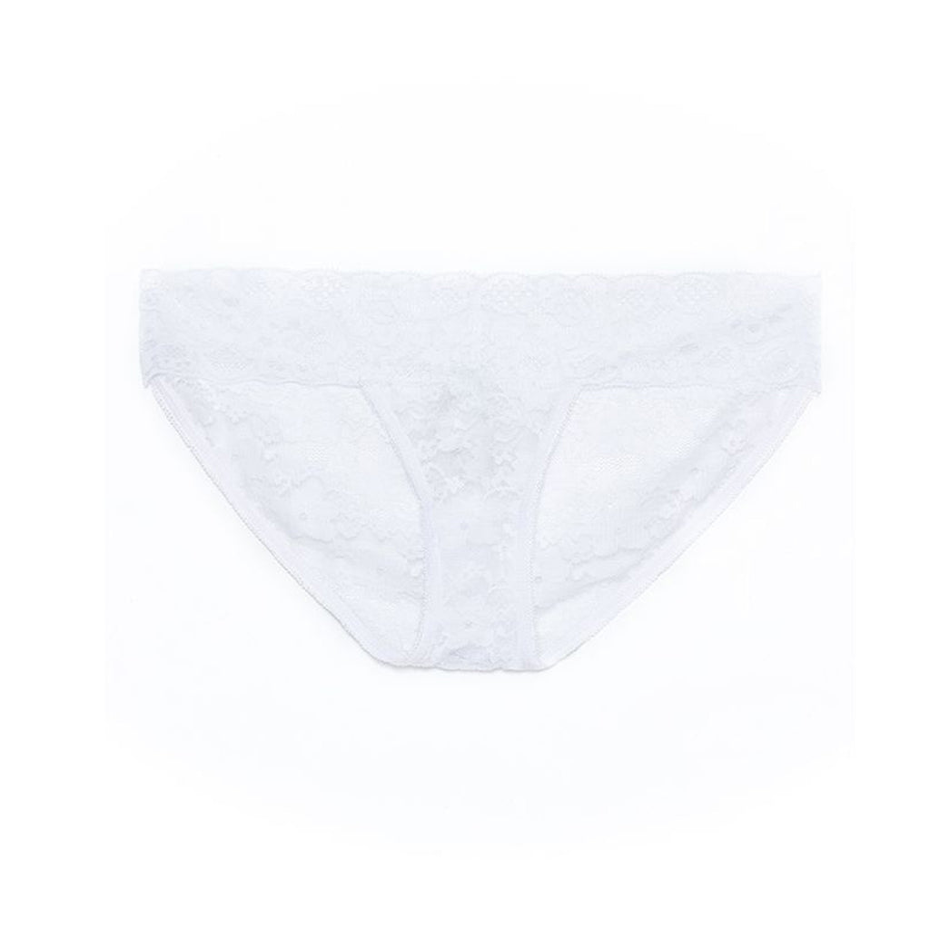 Tress Loom Women’s Lace Bikini Panty – Mid-Waist, Soft Stretch Nylon & Spandex Lingerie