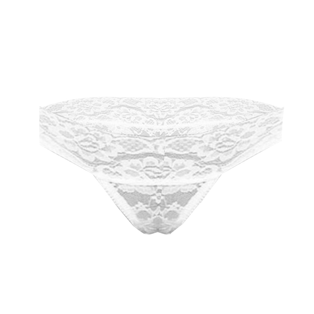Tress Loom Women’s Lace Bikini Panty – Mid-Waist, Soft Stretch Nylon & Spandex Lingerie