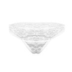 Tress Loom Women’s Lace Bikini Panty – Mid-Waist, Soft Stretch Nylon & Spandex Lingerie