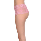Tress Loom Soft Stretch Lace Boyshort Panty for Women – Mid Waist, Seamless Comfort, Daily & Intimate Wear