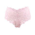 Tress Loom Soft Stretch Lace Boyshort Panty for Women – Mid Waist, Seamless Comfort, Daily & Intimate Wear