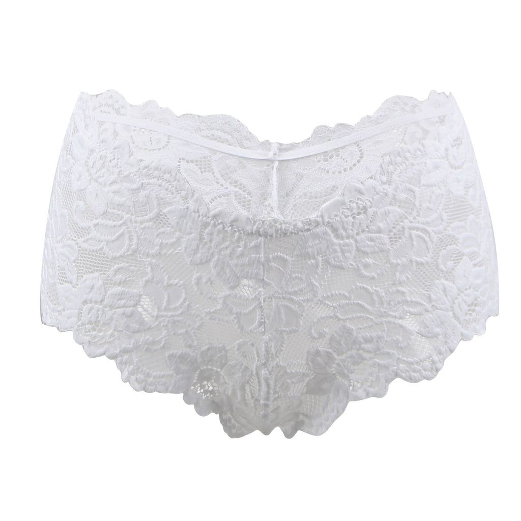 Tress Loom Soft Stretch Lace Boyshort Panty for Women – Mid Waist, Seamless Comfort, Daily & Intimate Wear
