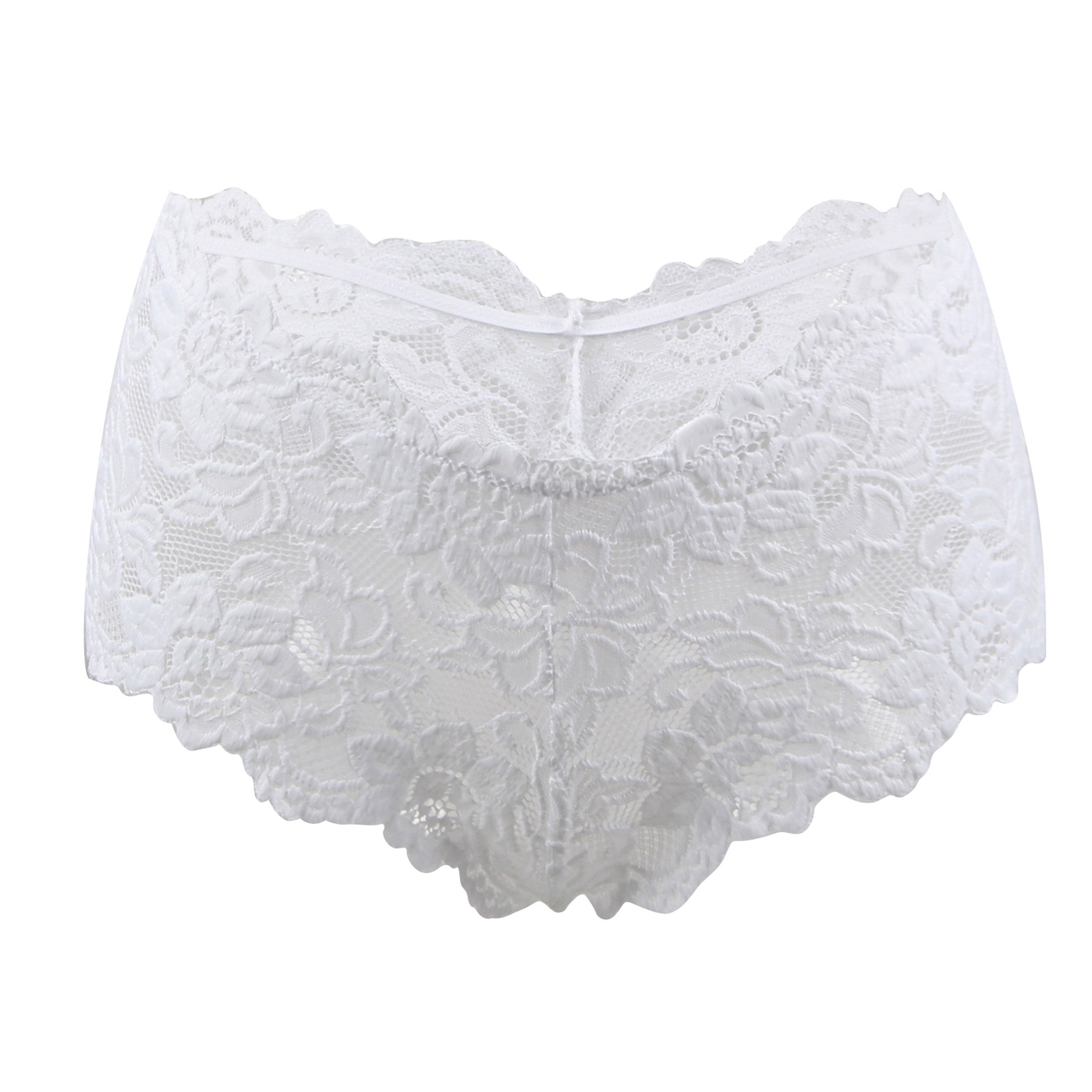 Tress Loom Soft Stretch Lace Boyshort Panty for Women – Mid Waist, Seamless Comfort, Daily & Intimate Wear