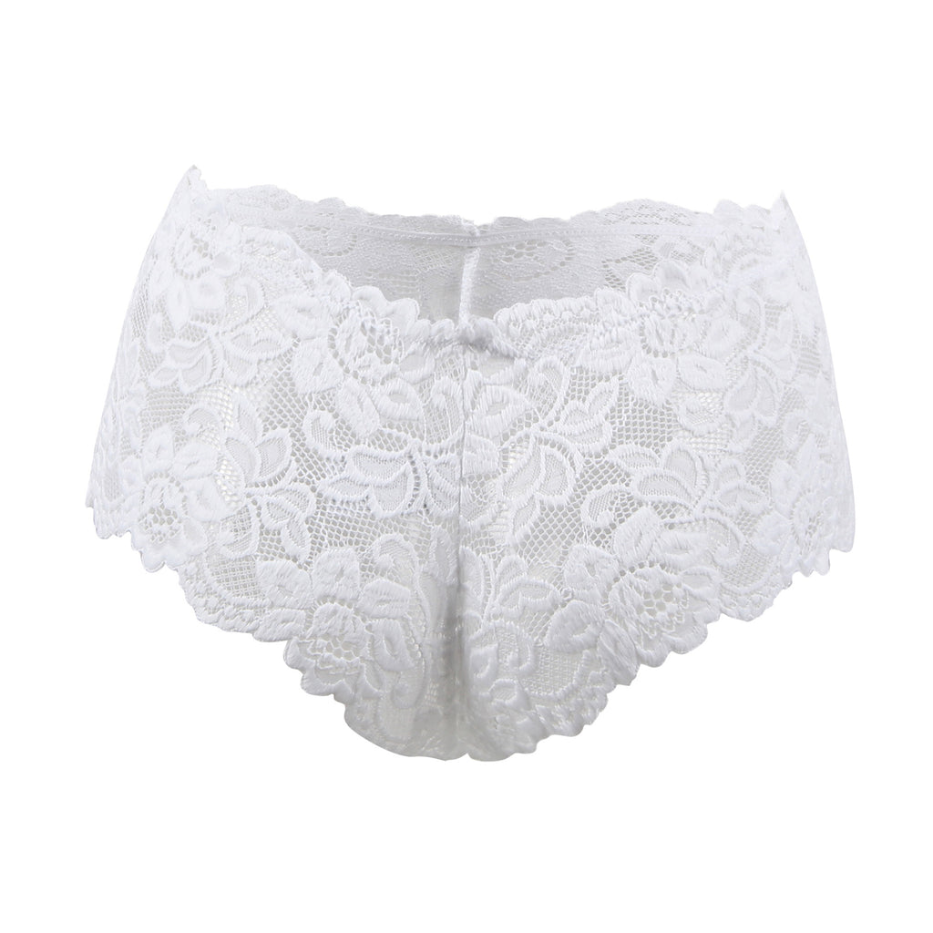 Tress Loom Soft Stretch Lace Boyshort Panty for Women – Mid Waist, Seamless Comfort, Daily & Intimate Wear