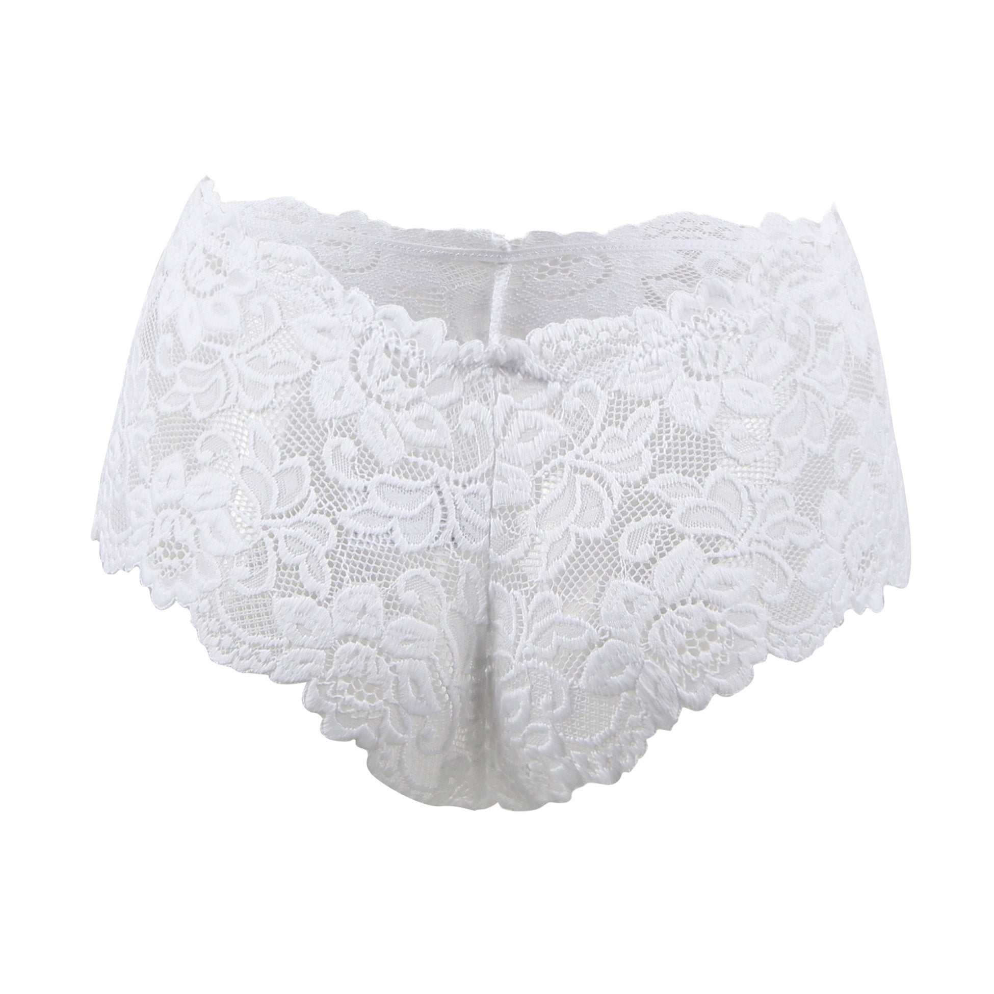 Tress Loom Soft Stretch Lace Boyshort Panty for Women – Mid Waist, Seamless Comfort, Daily & Intimate Wear