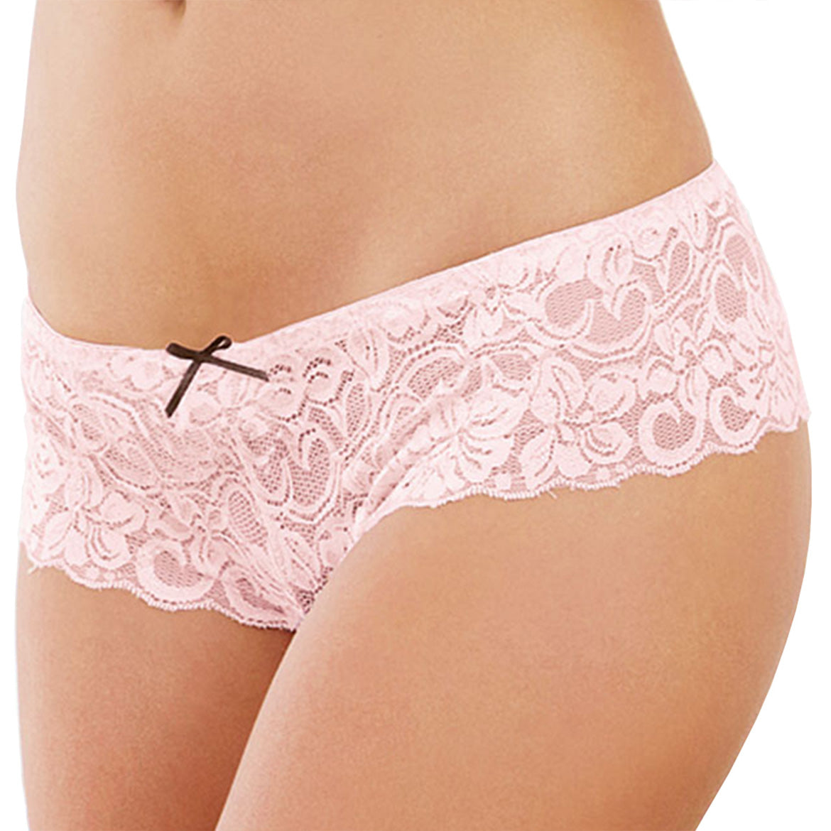 Tress Loom Women’s Lace Hip Open Panties – Sexy Mid-Waist Floral Lace Lingerie