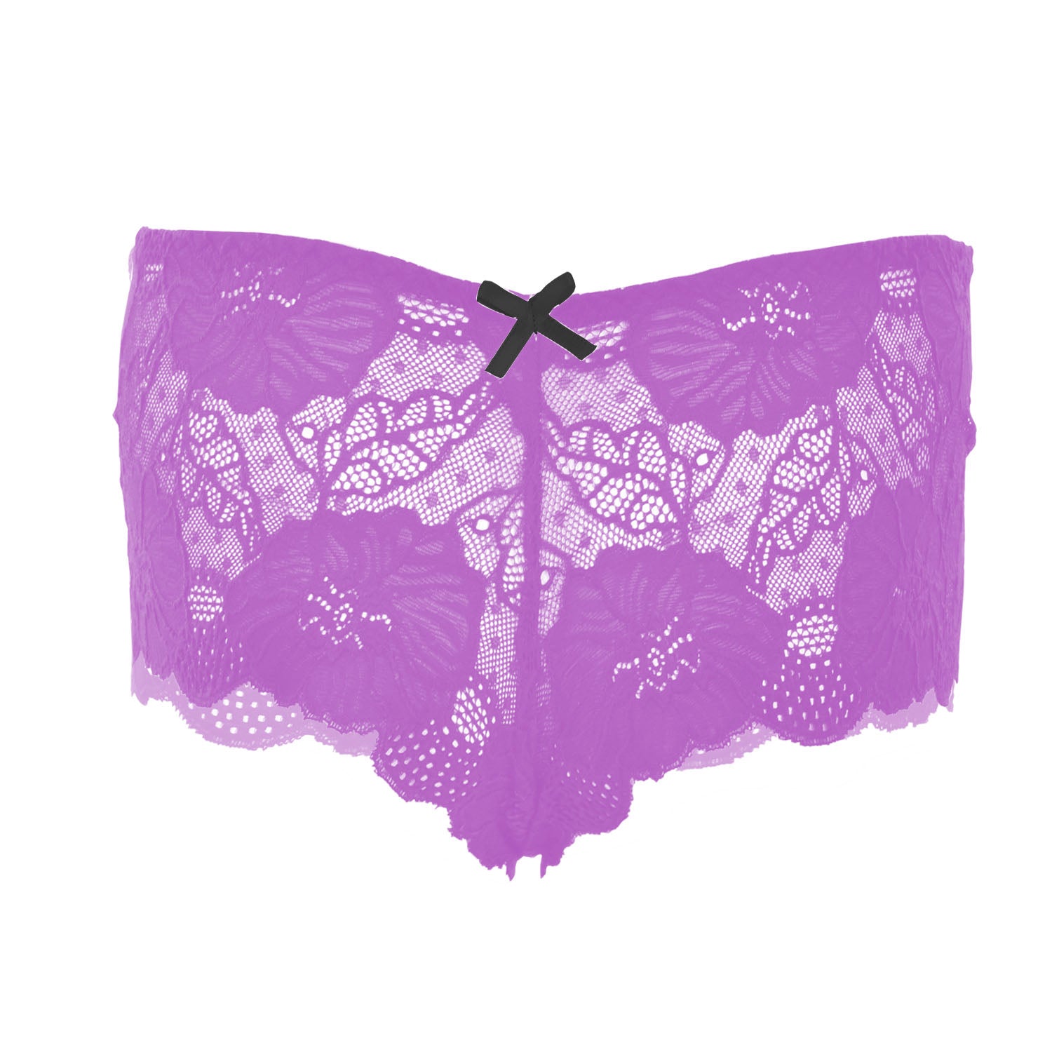 Tress Loom Women’s Lace Hip Open Panties – Sexy Mid-Waist Floral Lace Lingerie