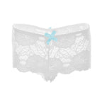 Tress Loom Women’s Lace Hip Open Panties – Sexy Mid-Waist Floral Lace Lingerie