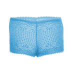 Tress Loom High Waist Lace Boyshorts for Women – Soft Stretchy Nylon Panty