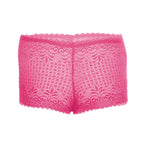 Tress Loom High Waist Lace Boyshorts for Women – Soft Stretchy Nylon Panty