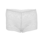Tress Loom High Waist Lace Boyshorts for Women – Soft Stretchy Nylon Panty