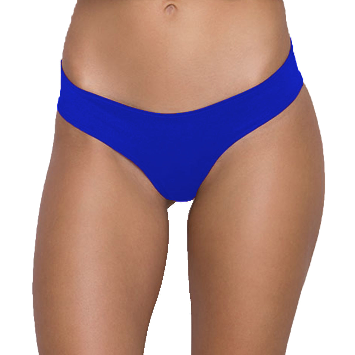 Tress Loom Women’s Microfiber Mid-Waist Thong Panty — Ultra Soft & Stretch