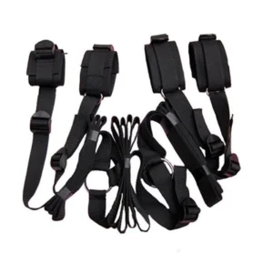 BDSM Bed Restraint Kit Adjustable Nylon Belt - 01010