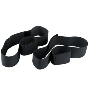 BDSM Thigh to Wrist Cuffs for Roleplay - 01098