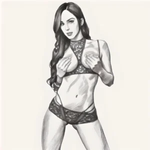 06510 - Women's Bust Open Erotic Lingerie