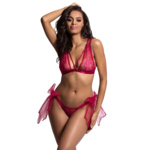 Deep Neck Lingerie Set for Women
